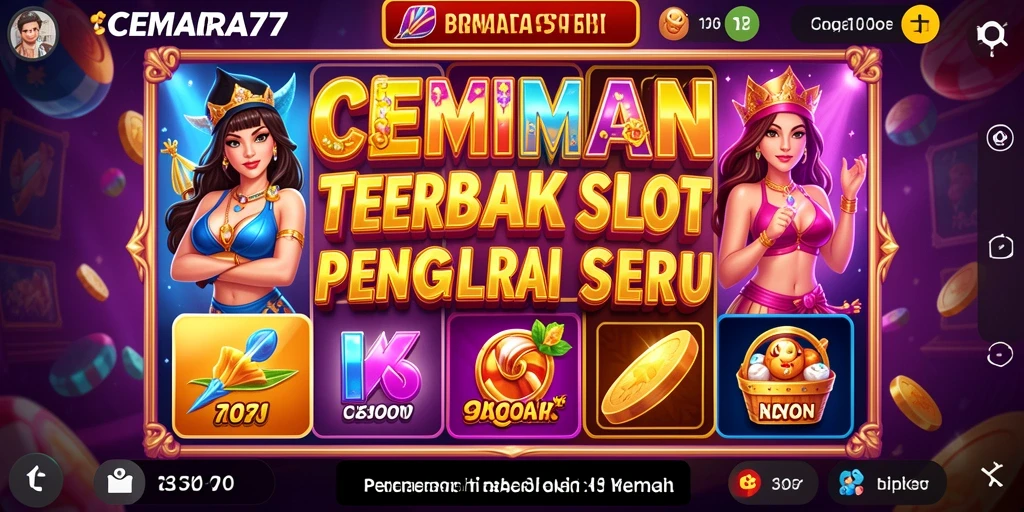 Screenshot gameplay CEMARA77 yang menampilkan keseruan bermain Slot.