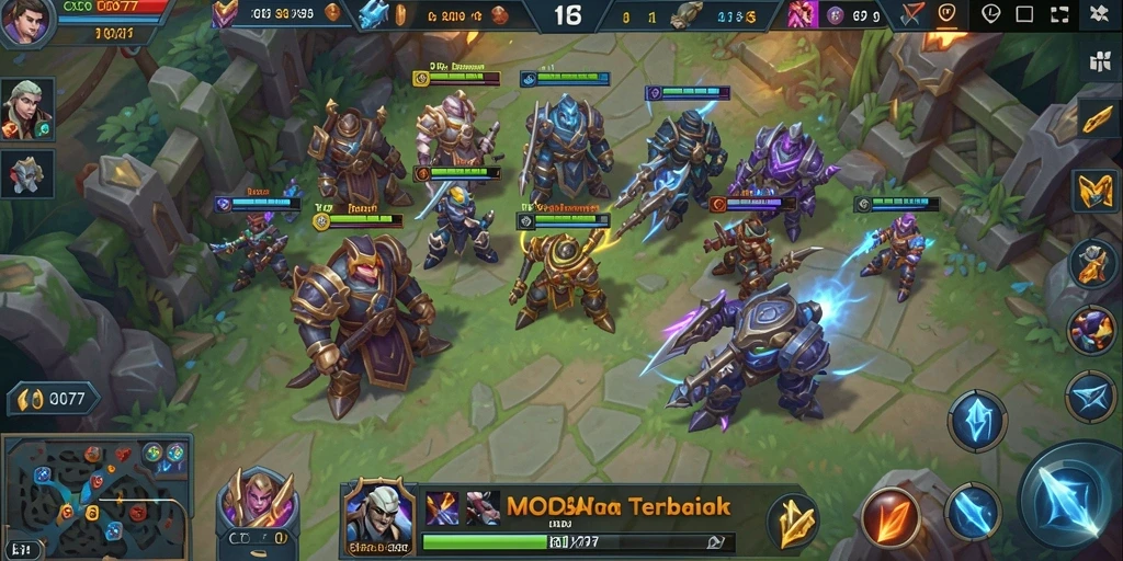 Screenshot gameplay COO77 yang menggambarkan aksi seru dalam pertempuran.