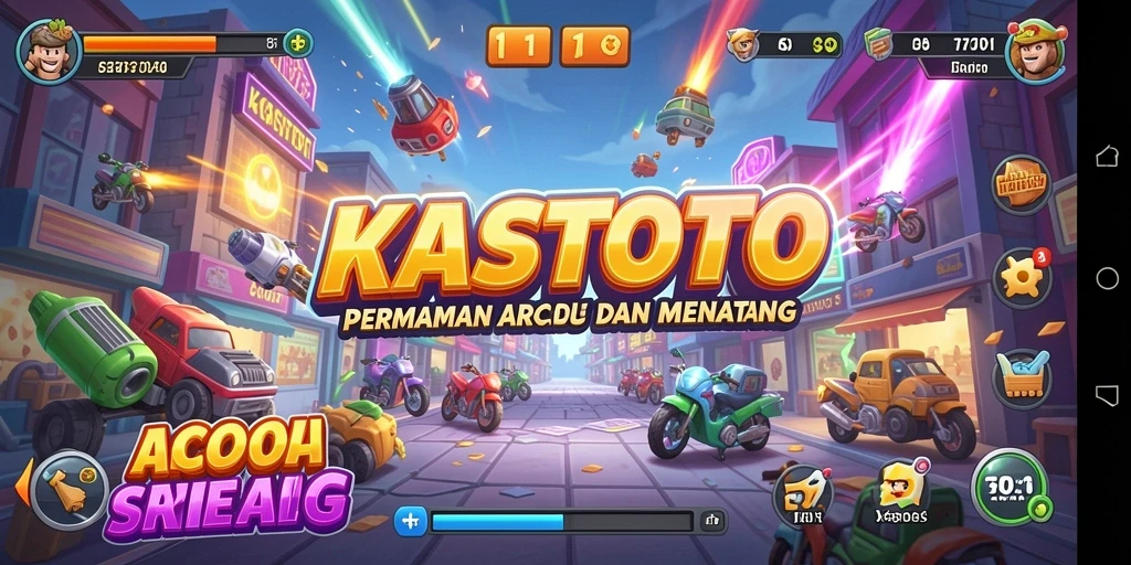 Tampilan menarik dari gameplay KASTOTO yang menantang.