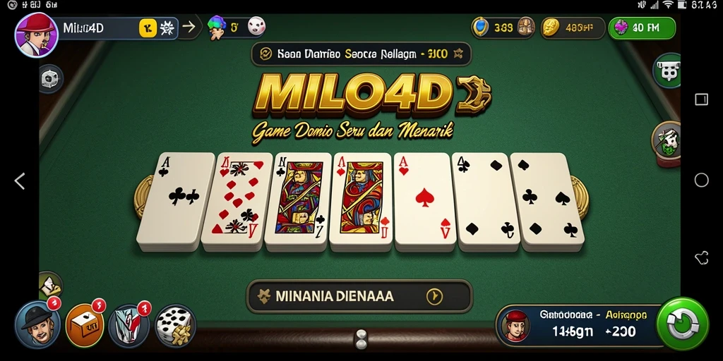Tampilan gameplay menarik dari MILO4D yang bikin ketagihan.
